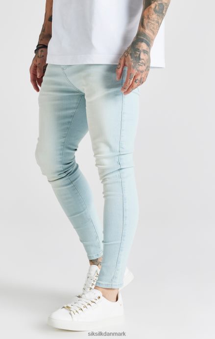 beklædning SikSilk lyseblå essentiel skinny jean Mænd 862RF4552