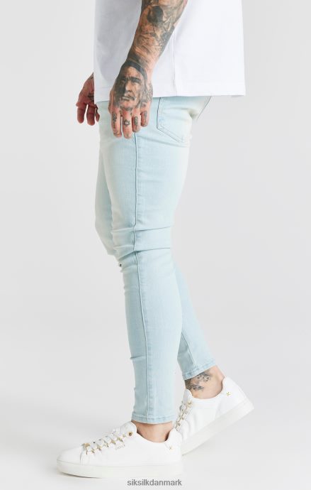 beklædning SikSilk lyseblå essentiel skinny jean Mænd 862RF4552