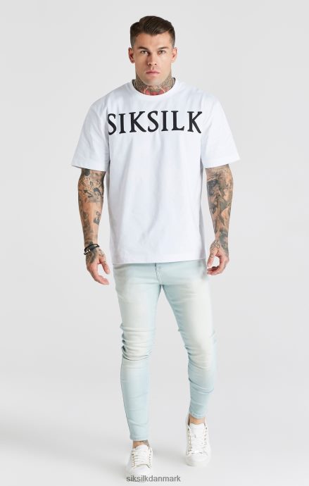 beklædning SikSilk lyseblå essentiel skinny jean Mænd 862RF4552