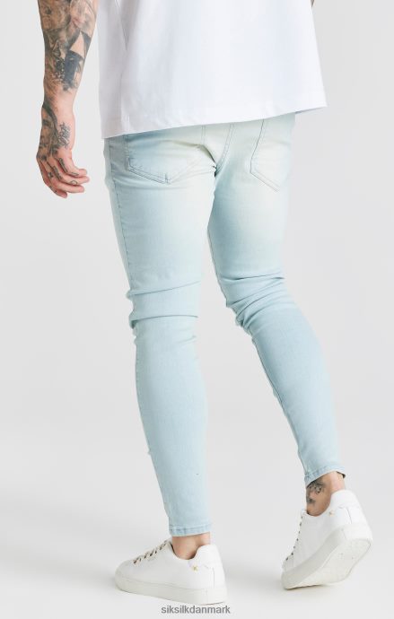 beklædning SikSilk lyseblå essentiel skinny jean Mænd 862RF4552