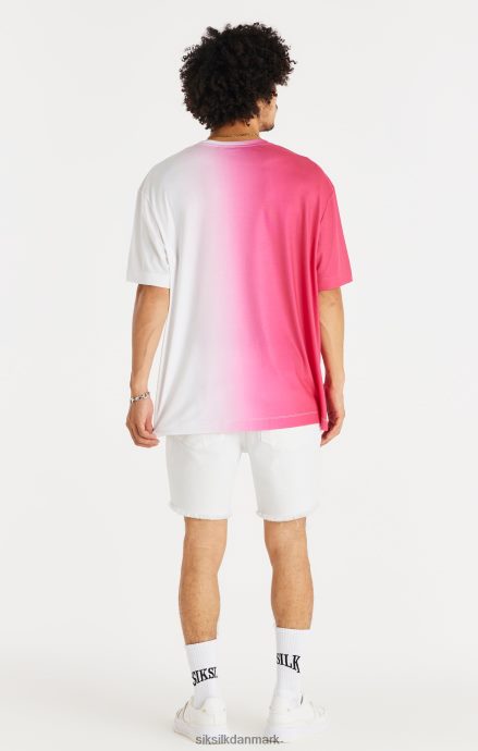 beklædning SikSilk hvid rå søm distressed denim short Mænd 862RF4600