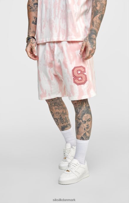 beklædning SikSilk pink tie dye jogger kort Mænd 862RF4574
