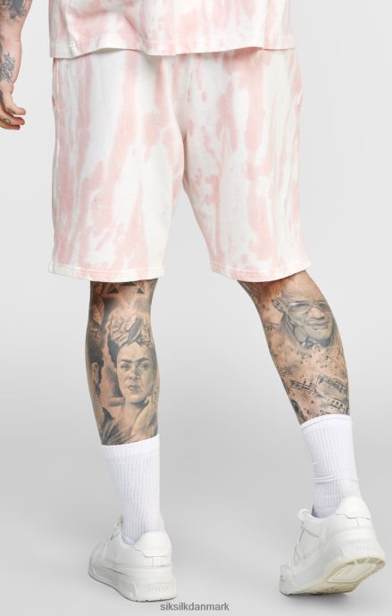 beklædning SikSilk pink tie dye jogger kort Mænd 862RF4574