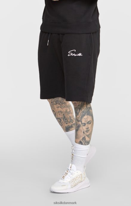 beklædning SikSilk sort skrift broderi kort Mænd 862RF4581