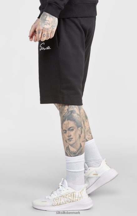 beklædning SikSilk sort skrift broderi kort Mænd 862RF4581
