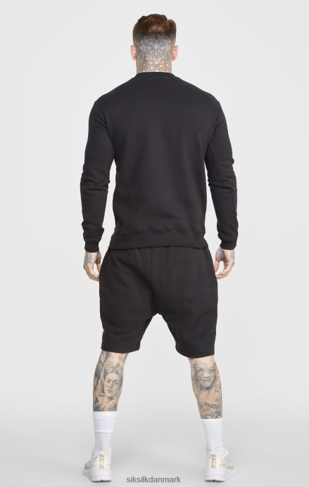 beklædning SikSilk sort skrift broderi kort Mænd 862RF4581