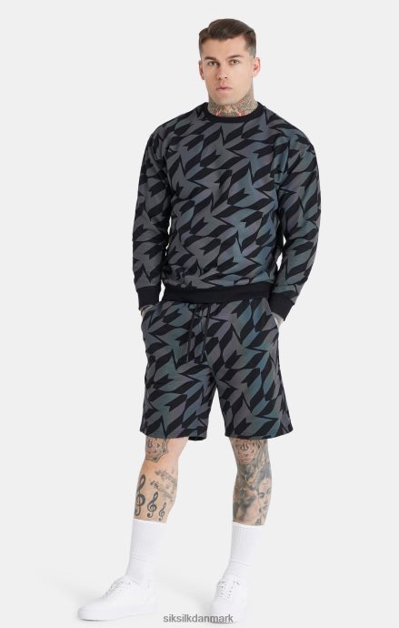 beklædning SikSilk x messi sort iriserende kort Mænd 862RF4580