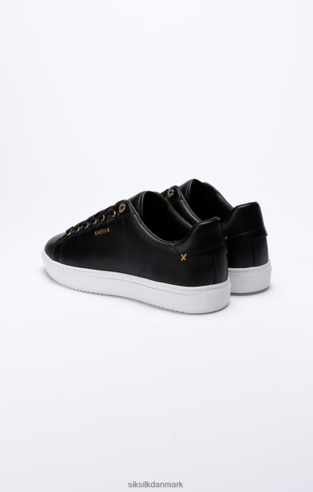 fodtøj SikSilk sort klassisk sneaker med metal d-ringe Mænd 862RF410