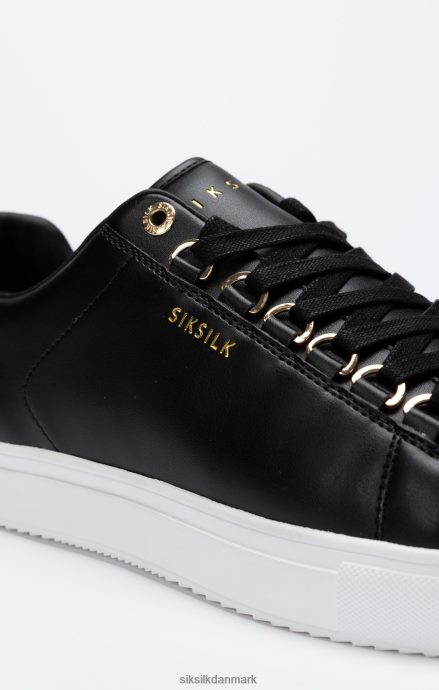 fodtøj SikSilk sort klassisk sneaker med metal d-ringe Mænd 862RF410