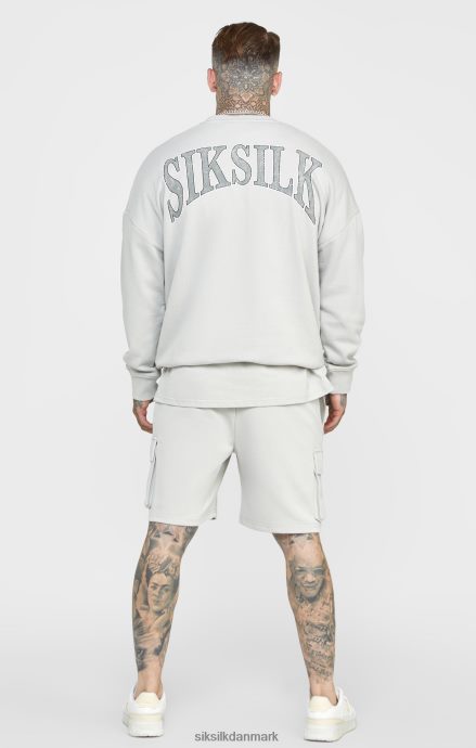 beklædning SikSilk grå varsity sweatshirt Mænd 862RF4444