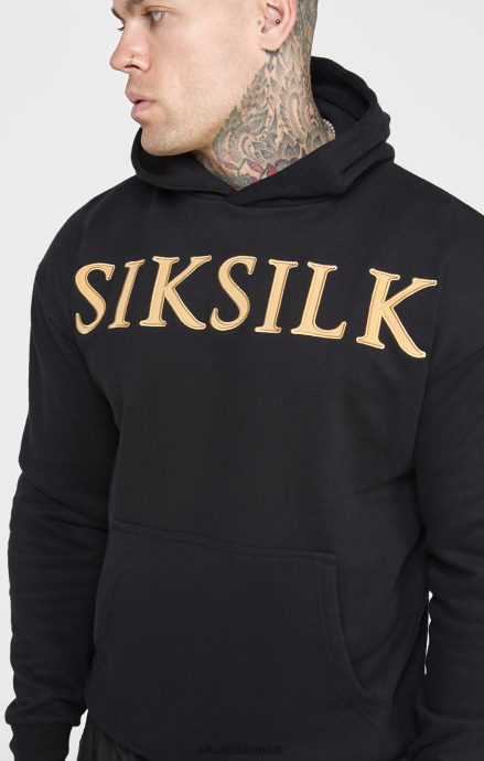 beklædning SikSilk hættetrøje i guldapplikation Mænd 862RF4436