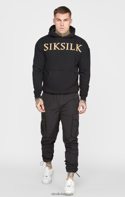 beklædning SikSilk hættetrøje i guldapplikation Mænd 862RF4436