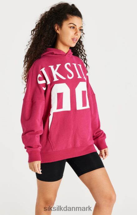beklædning SikSilk lyserød hættetrøje med afslappet pasform Mænd 862RF4459