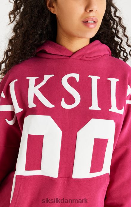 beklædning SikSilk lyserød hættetrøje med afslappet pasform Mænd 862RF4459