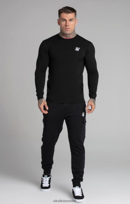 beklædning SikSilk sort essentiel sweatshirt Mænd 862RF4412