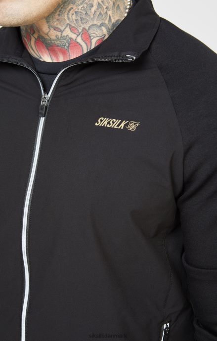 beklædning SikSilk sort sports lynlås Mænd 862RF4428