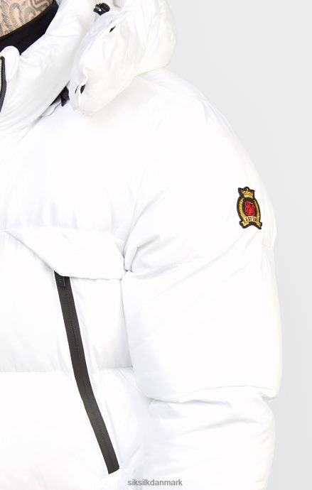 beklædning SikSilk hvid managerfrakke Mænd 862RF4488