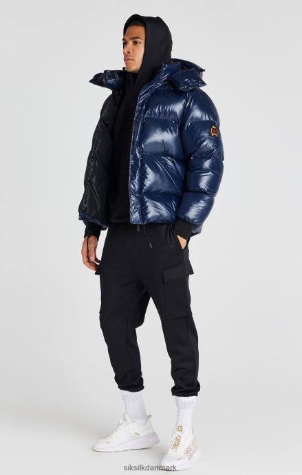 beklædning SikSilk navy pufferjakke Mænd 862RF4478