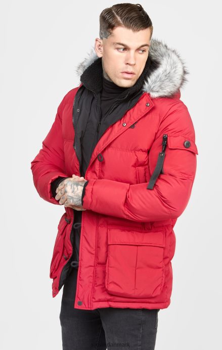 beklædning SikSilk rød arktisk parka Mænd 862RF4470