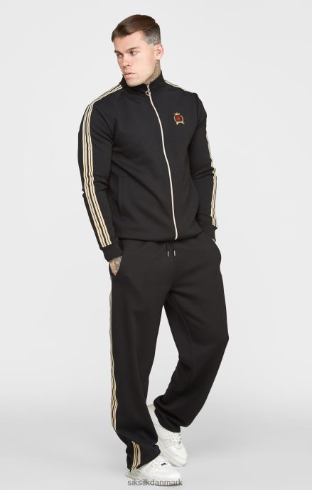 beklædning SikSilk sort crest tragthals træningsjakke Mænd 862RF4476