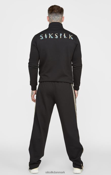 beklædning SikSilk sort crest tragthals træningsjakke Mænd 862RF4476