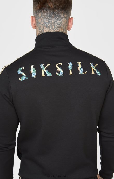 beklædning SikSilk sort crest tragthals træningsjakke Mænd 862RF4476
