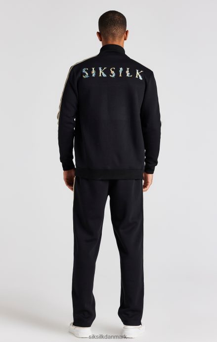 beklædning SikSilk sort crest tragthals træningsjakke Mænd 862RF4476
