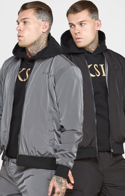 beklædning SikSilk sort reversibel bombefly Mænd 862RF4502