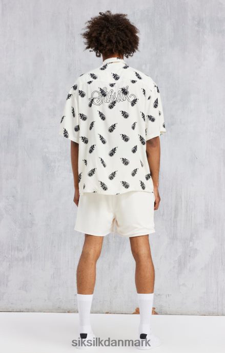 beklædning SikSilk x space jam ecru print oversized skjorte Mænd 862RF4463