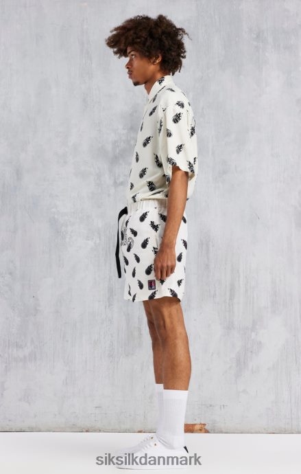 beklædning SikSilk x space jam ecru print oversized skjorte Mænd 862RF4463