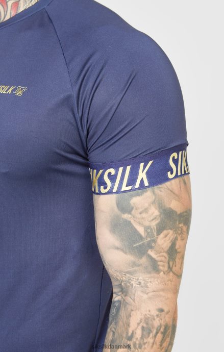 beklædning SikSilk marineblå sports t-shirt Mænd 862RF4371