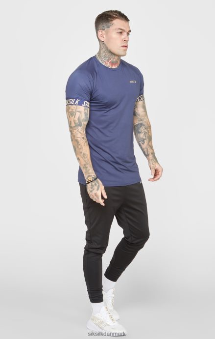 beklædning SikSilk marineblå sports t-shirt Mænd 862RF4371