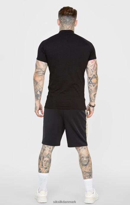 beklædning SikSilk sort crest kortærmet polo Mænd 862RF4385
