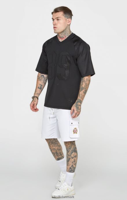beklædning SikSilk sort oversized kortærmet t-shirt Mænd 862RF4402