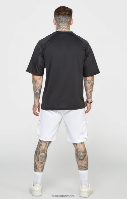 beklædning SikSilk sort oversized kortærmet t-shirt Mænd 862RF4402