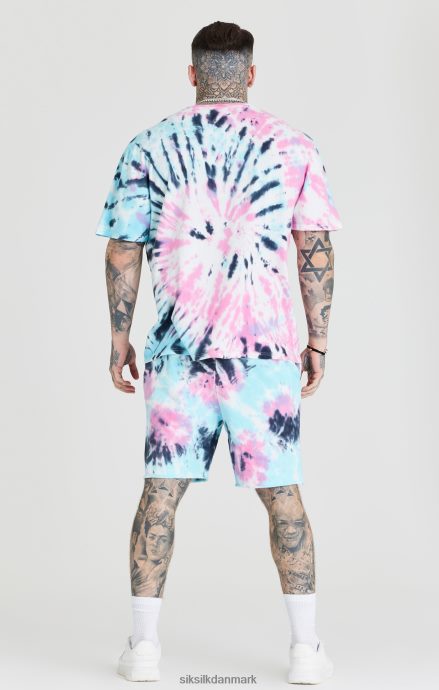 beklædning SikSilk tie dye varsity oversized t-shirt Mænd 862RF4403