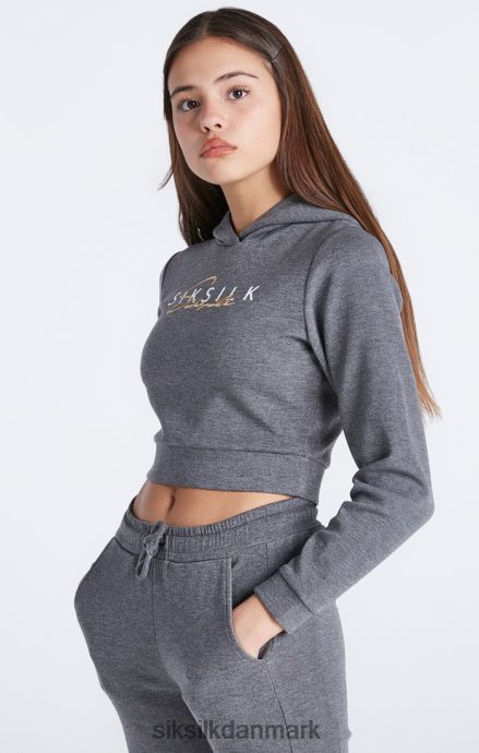 beklædning SikSilk grå mergel signatur track top piger 862RF4329