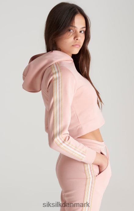 beklædning SikSilk pink tapet cropped hættetrøje piger 862RF4332