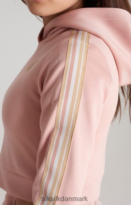 beklædning SikSilk pink tapet cropped hættetrøje piger 862RF4332