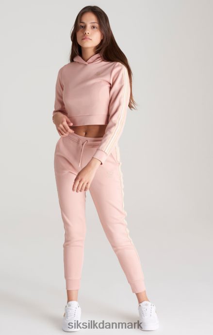 beklædning SikSilk pink tapet cropped hættetrøje piger 862RF4332