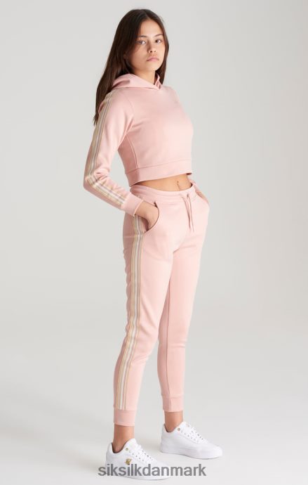 beklædning SikSilk pink tapet cropped hættetrøje piger 862RF4332