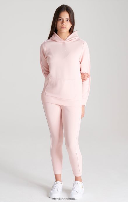 beklædning SikSilk pink velour tapet hættetrøje piger 862RF4336
