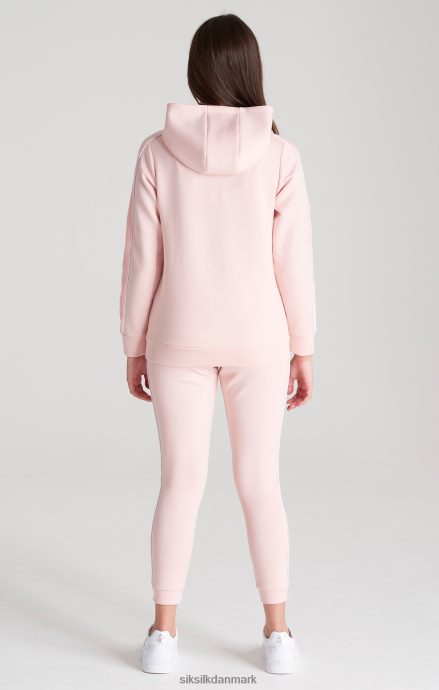 beklædning SikSilk pink velour tapet hættetrøje piger 862RF4336