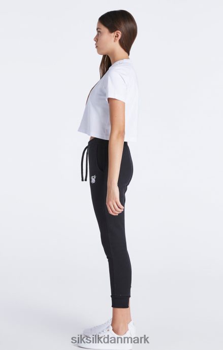 beklædning SikSilk hvid essentials cropped t-shirt piger 862RF4321