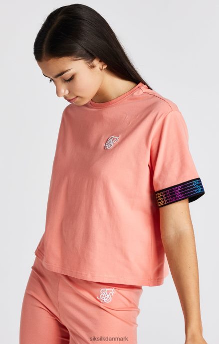 beklædning SikSilk koral tapet t-shirt piger 862RF4326