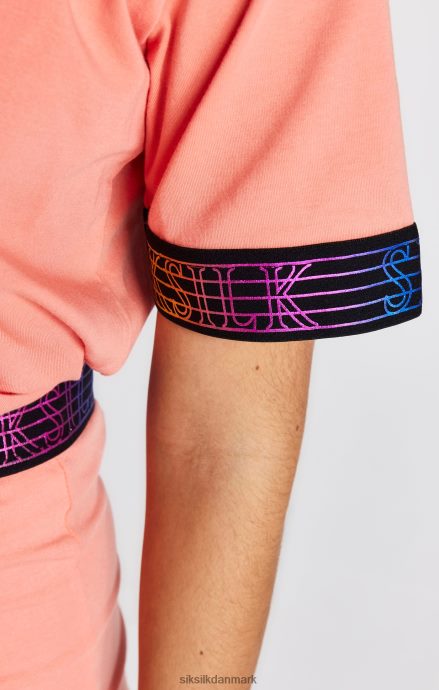 beklædning SikSilk koral tapet t-shirt piger 862RF4326