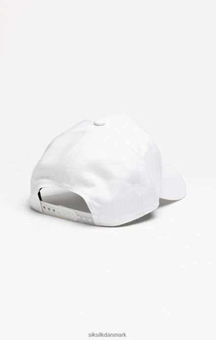 tilbehør SikSilk hvid blomsterbroderi trucker kasket unisex 862RF4234