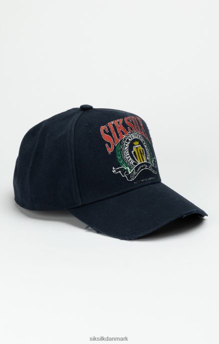 tilbehør SikSilk marineblå varsity trucker kasket unisex 862RF4236
