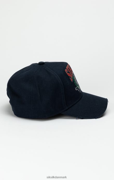 tilbehør SikSilk marineblå varsity trucker kasket unisex 862RF4236